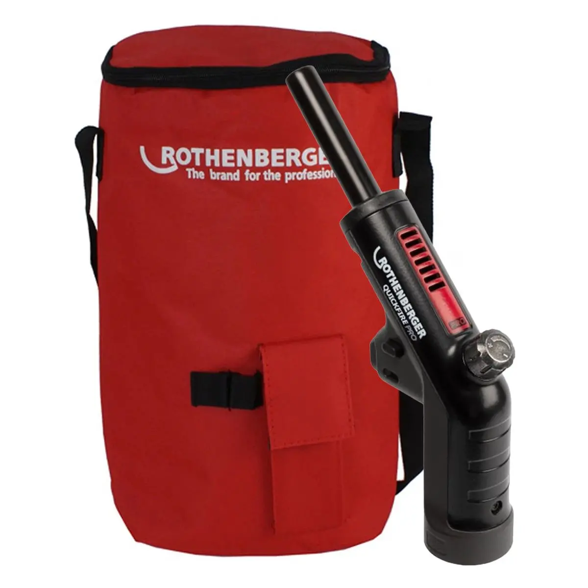 Rothenberger Quickfire Pro Series Cool Tip Burner Blow Torch With Hot Tool Bag 1