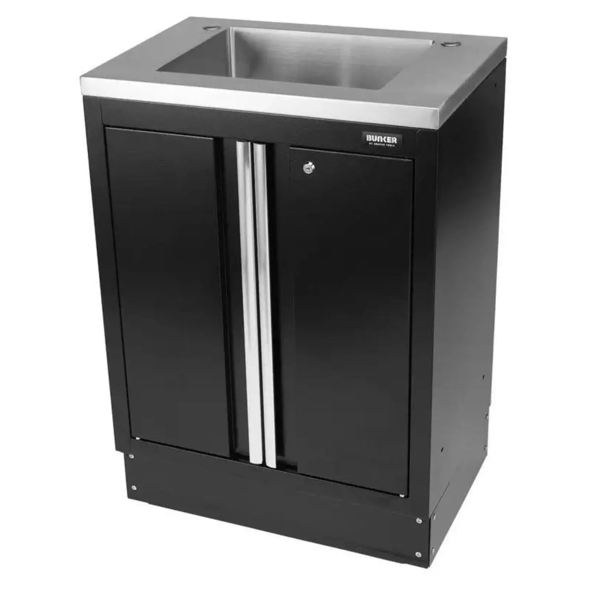 Draper Ms400-2Bc/S Bunker Modular Floor Cabinet With Sink 2 Door 680Mm 31034 1