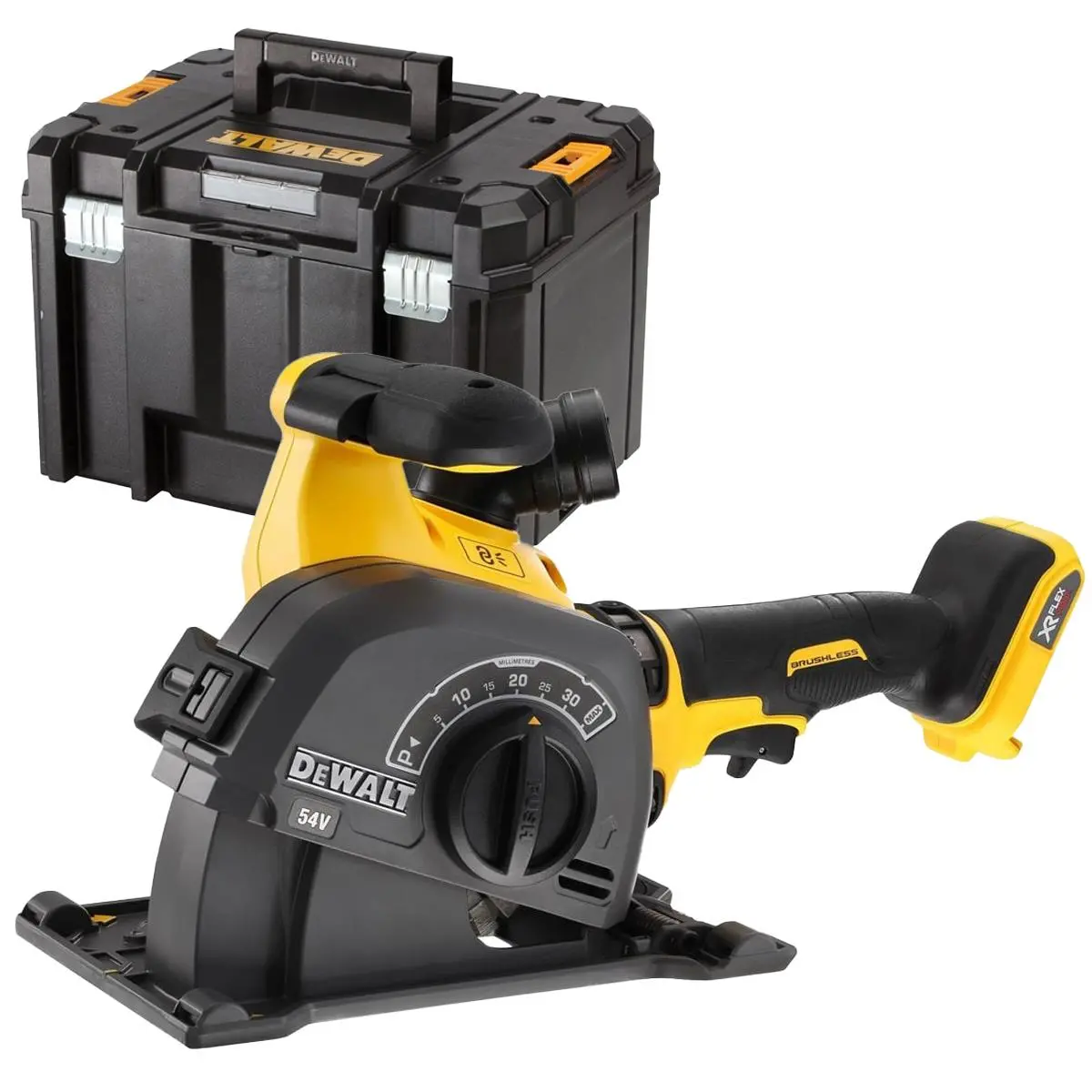 Dewalt Dcg200nt-Xj 54V Xr Flexvolt Brushless Wall Chaser Body Only With Case 1