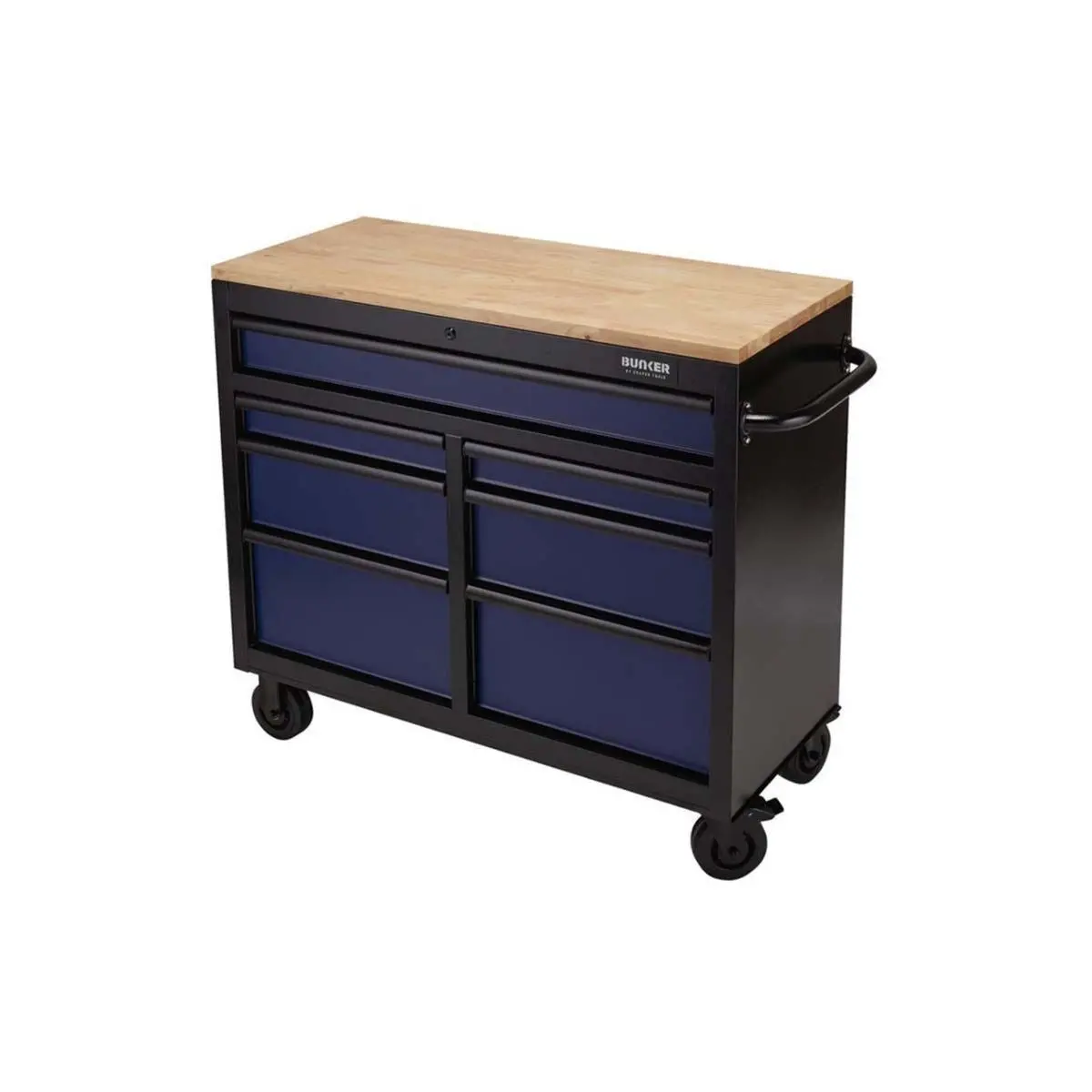 Draper B100-41B Bunker 41" Workbench Roller Tool Cabinet 7 Drawer Blue 08222 1