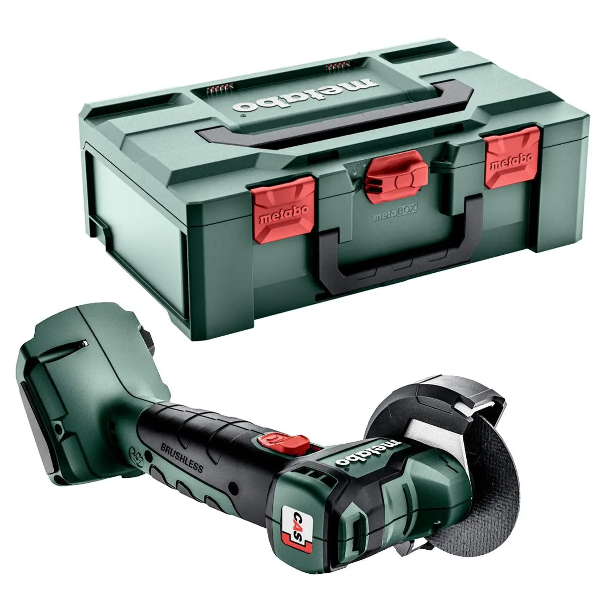 Metabo Cc 18 Ltx Bl 18V Brushless 76Mm Angle Grinder Body Only With Metabox 600349840 1