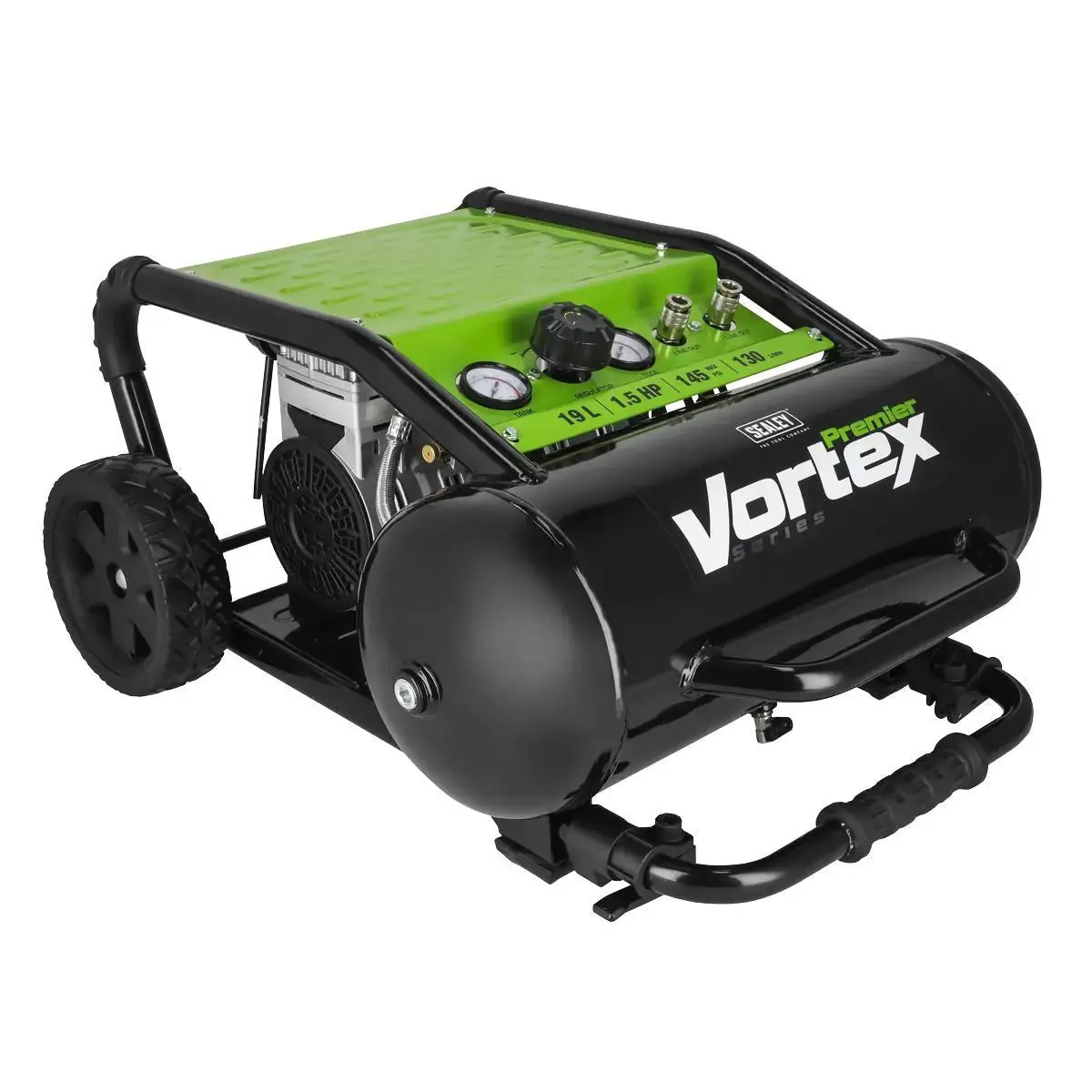 Sealey Sac1900 19L Oil-Free Air Compressor 1.5Hp Direct Drive For Powerful, Quiet Performance 1