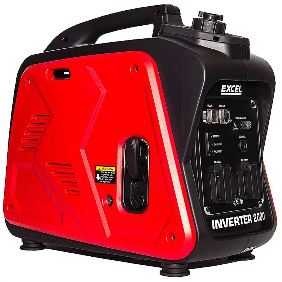 Excel Petrol Inverter Generator 4-Stroke Engine - 2000W Power Output, 99Cc For Reliable Outdoor Use 1