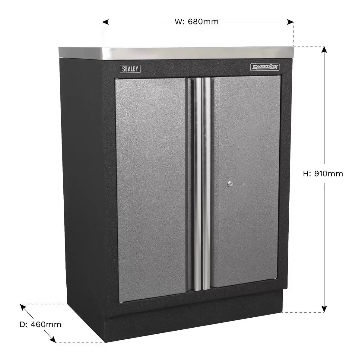 Sealey Apms52 Modular 2 Door Floor Cabinet 680Mm 2