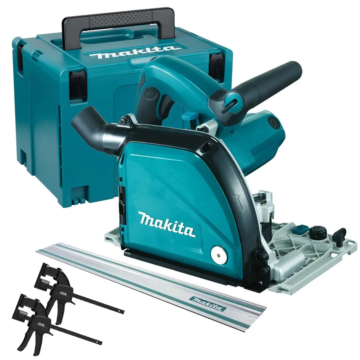 Makita Ca5000xj/2 Aluminium Groove Cutter In Case 240V With 1 X 3M Guide Rail & Clamp 1