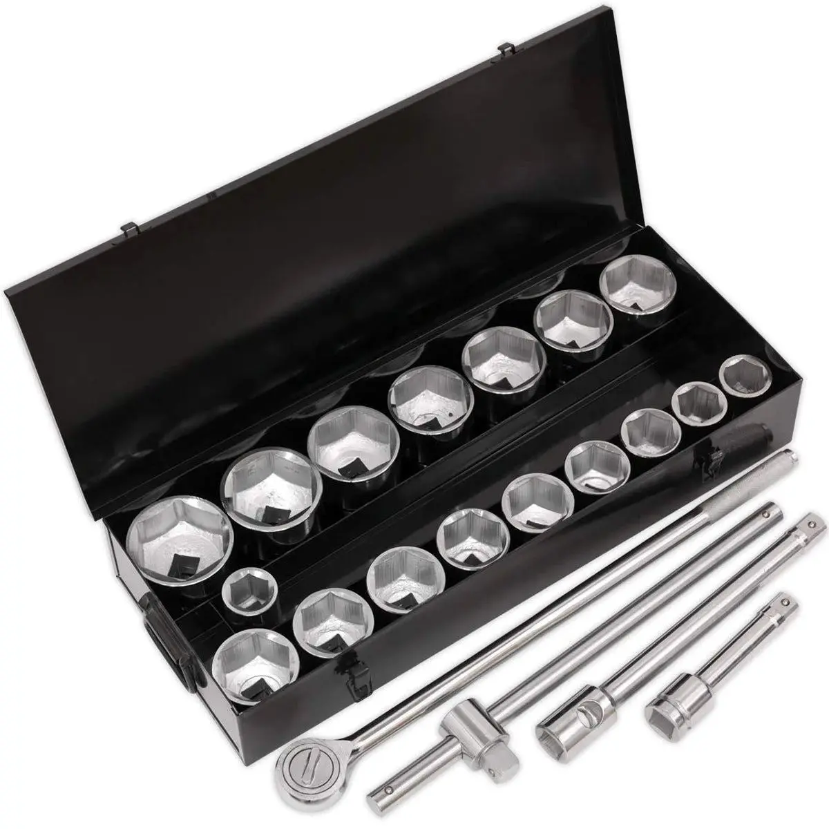 Sealey S0768 Socket Set 21Pc 1Insq 1
