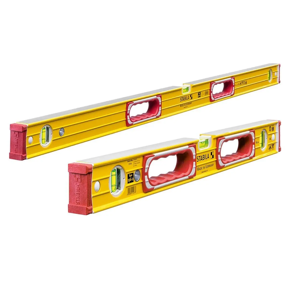 Stabila Stb196-2-Spset 196-2 60Cm & 120Cm Spirit Combi Levels Set 1