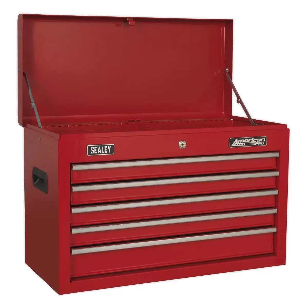 Sealey Ap225 5 Drawer Topchest With Ball-Bearing Slides Red 1