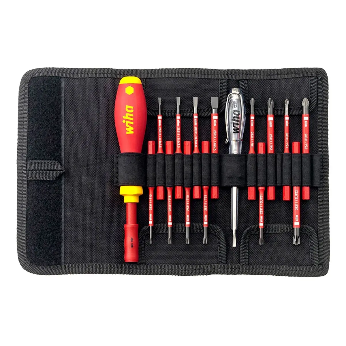 Wiha Electrician Screwdriver Set 16 Piece 2831T16 / Sl/Ph/Pz 1