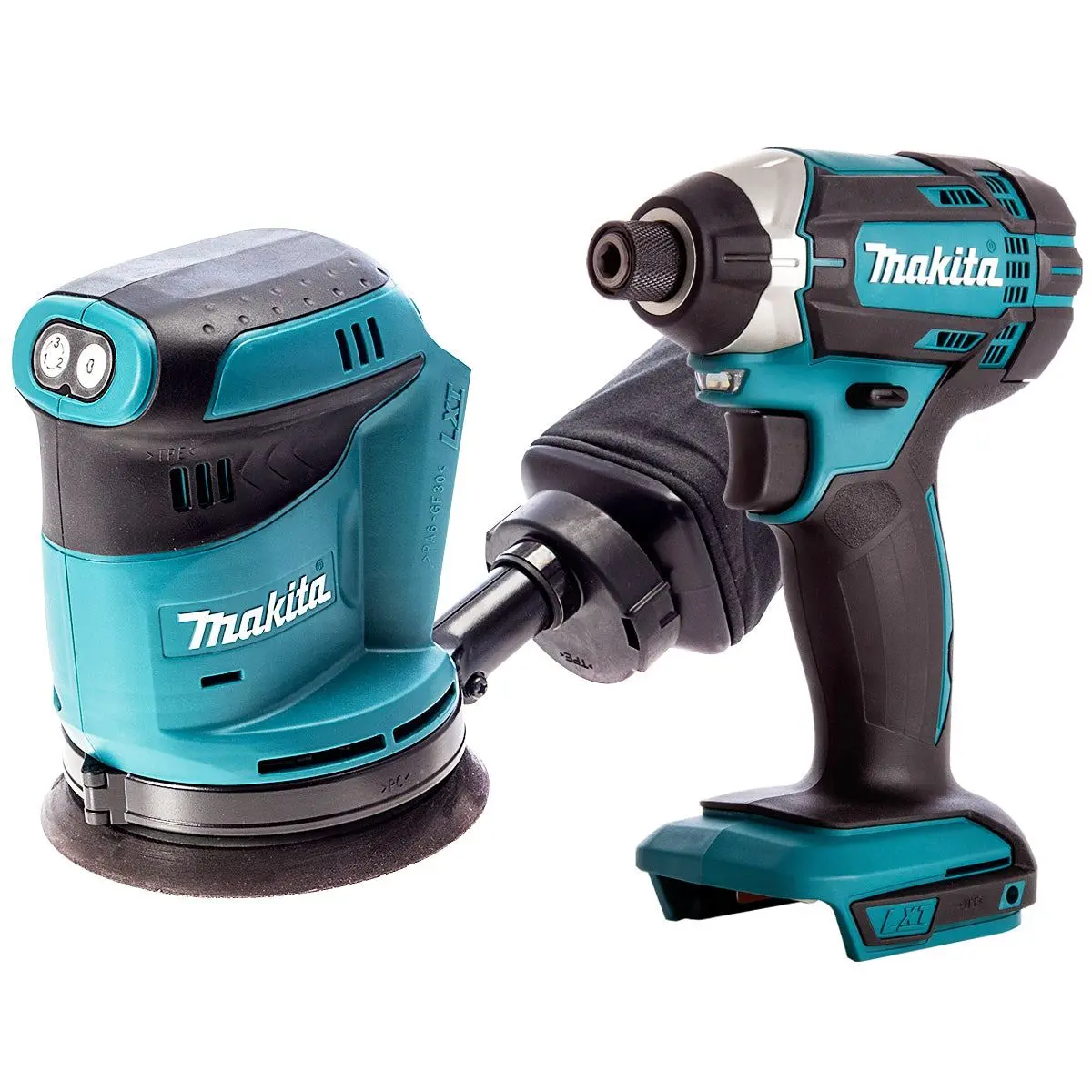 Makita 2 Piece 18V Lxt Impact Driver & 125Mm Orbital Sander Body Only 1