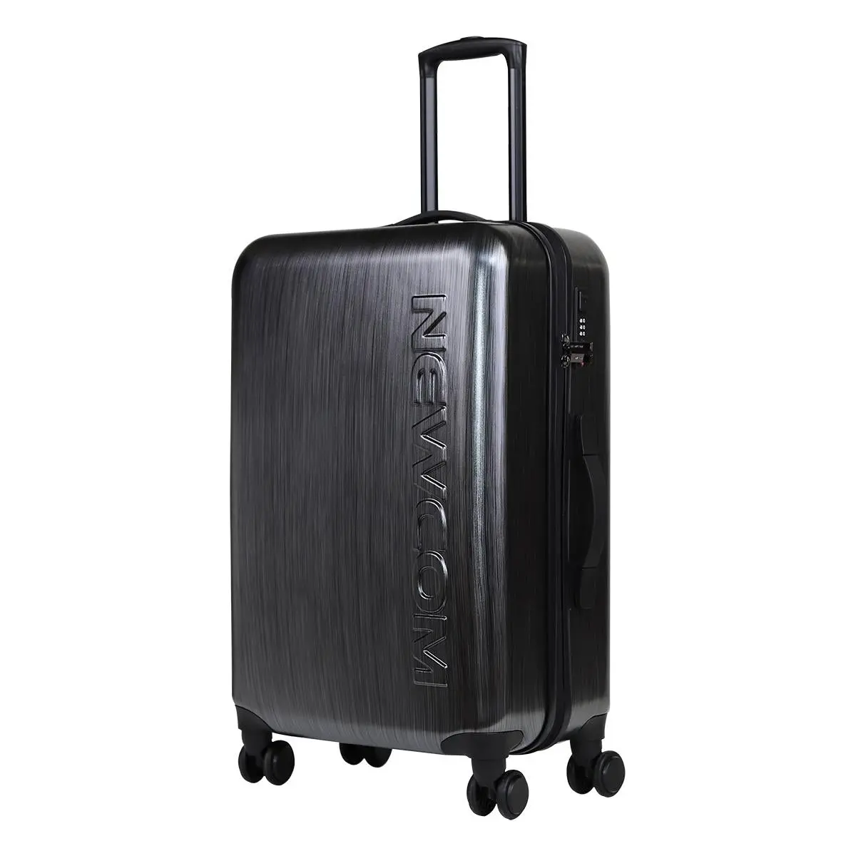 Newcom 24" (60 Cm) Hard Shell Trolley Suitcase - Iron Grey 1
