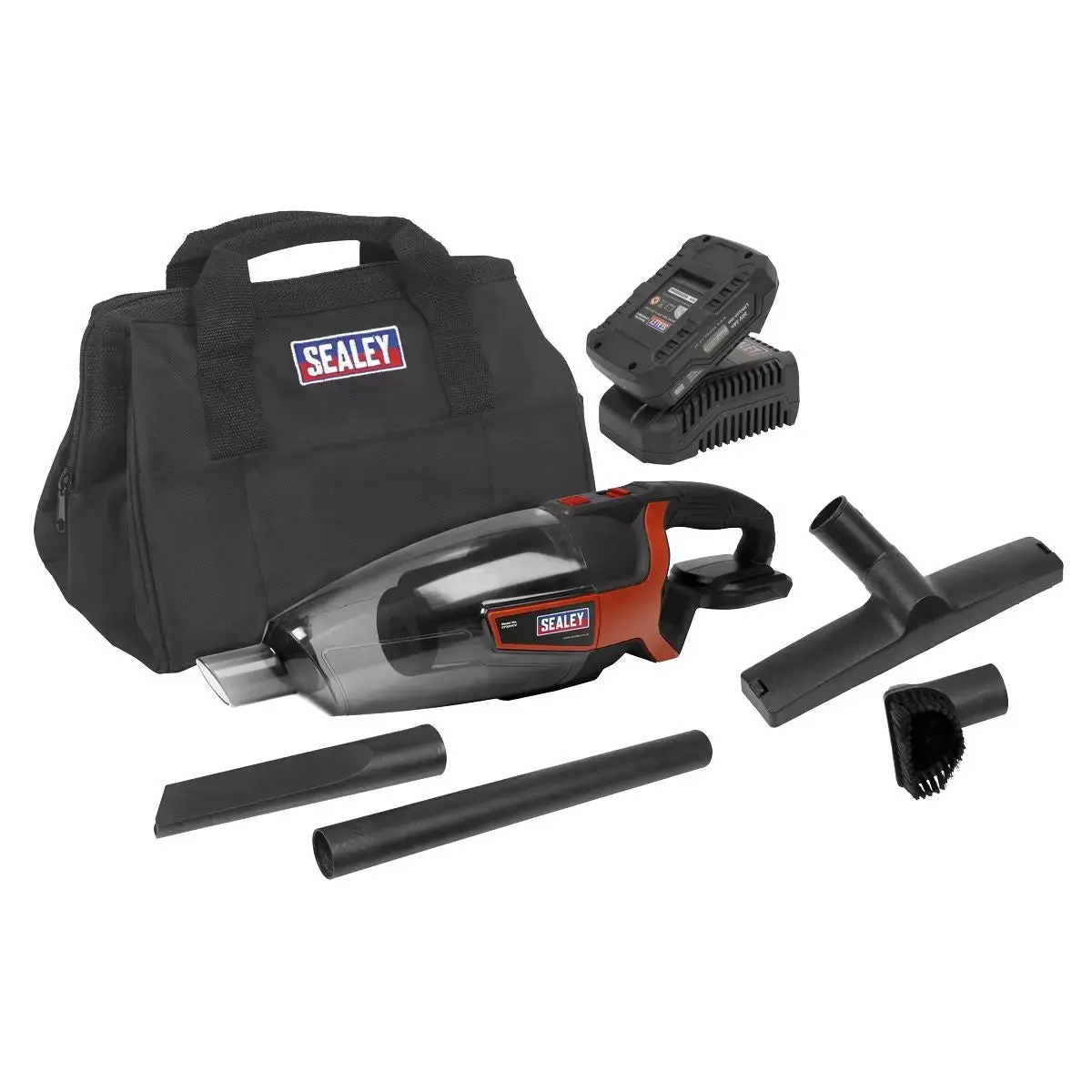 Sealey Cp20vcvkit1 20V Handheld Vacuum Cleaner Kit 650Ml With Battery & Charger 1