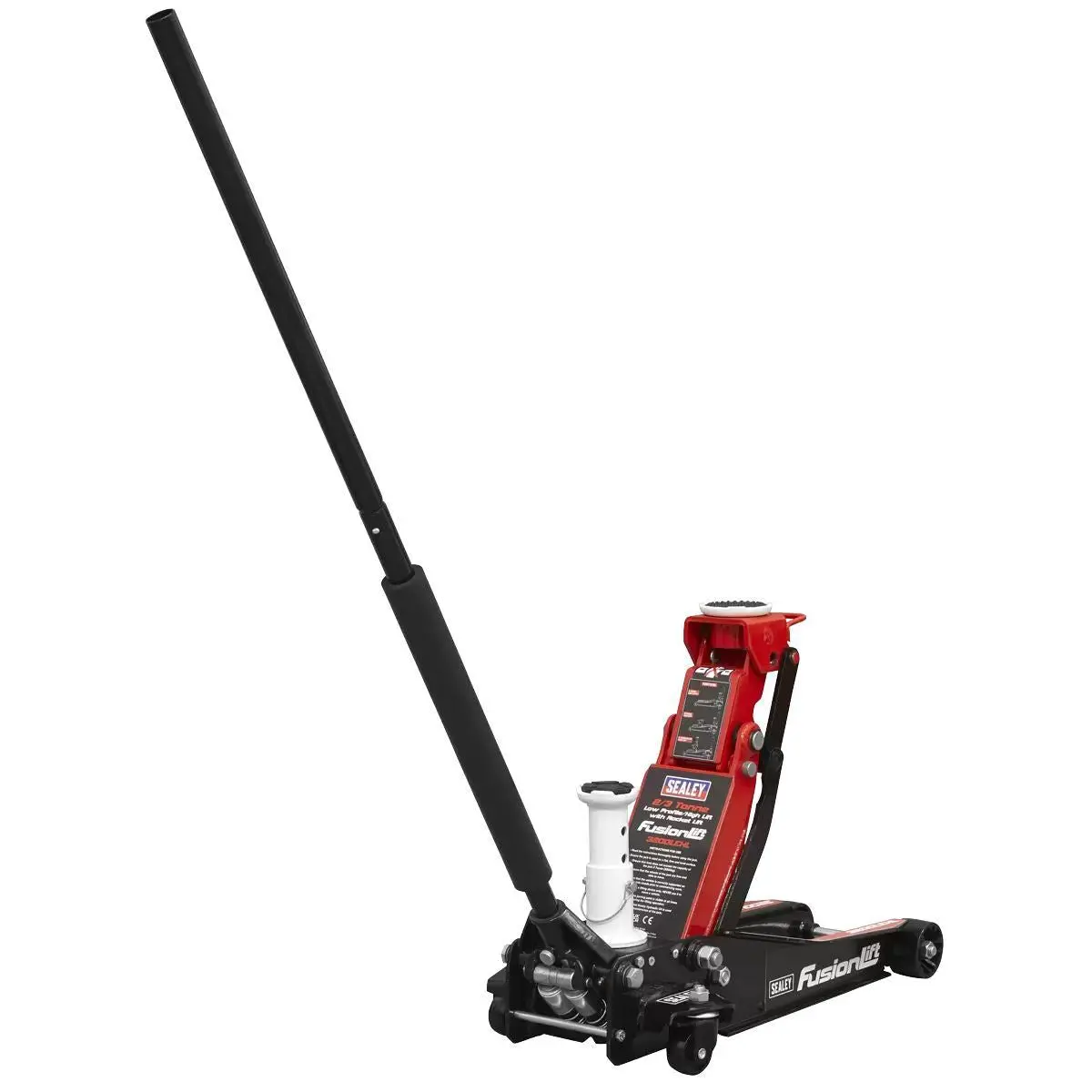 Sealey 3200Lehl Trolley Jack 2/3 Tonne Low Profile/High Lift With Rocket Lift 2