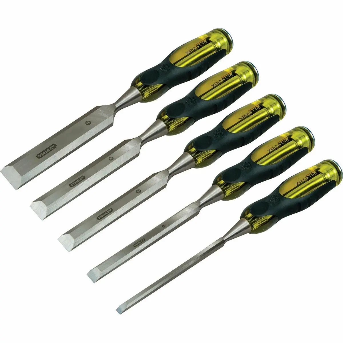 Stanley Fatmax Bevel Edge Chisel With Thru Tang 5 Piece Set Sta216269 1