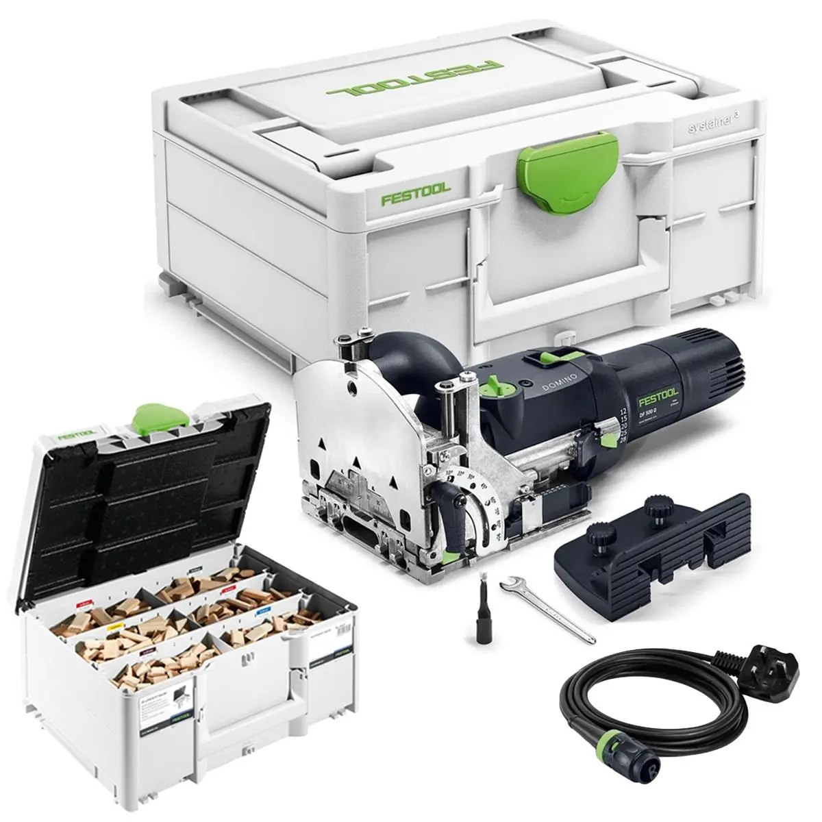 Festool Df 500 Rq-Plus 230V Gb Corded Domino Joining Machine - 578464 With Domino Beech Range 576794 1
