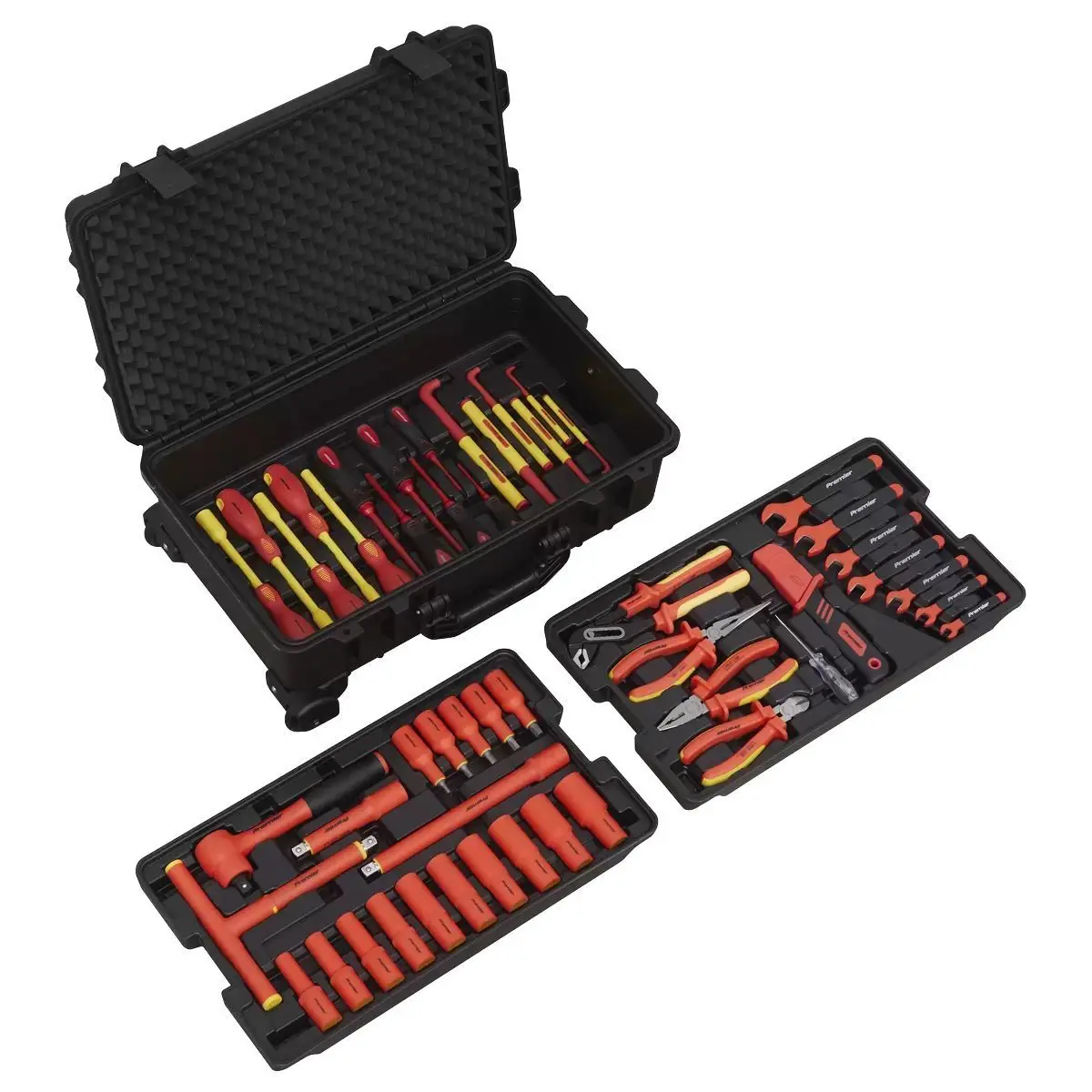 Sealey Ak7939 49Pc 1/2"Sq Drive 1000V Insulated Tool Kit 1