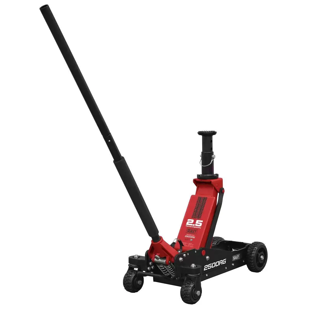 Sealey 2500Rg Big Wheel Hybrid Trolley Jack For Off-Road Vehicles 4 X 4S With Super Rocket Lift 2.5 Tonne 1