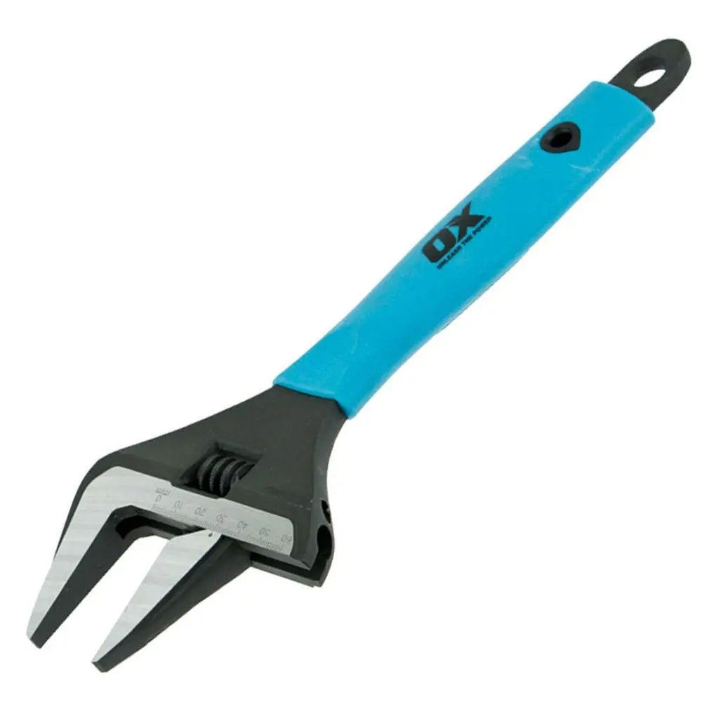 Ox Tools P324612 Pro Adjustable Wrench Extra Wide Jaw 300Mm/12" 1