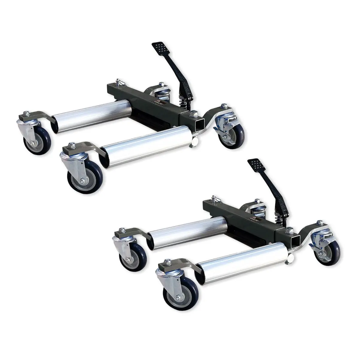 Big Red Torin Hydraulic Wheel Dolly Skate Vehicle Positioning Tyre Lift 680 Kg Pack Of 2 1