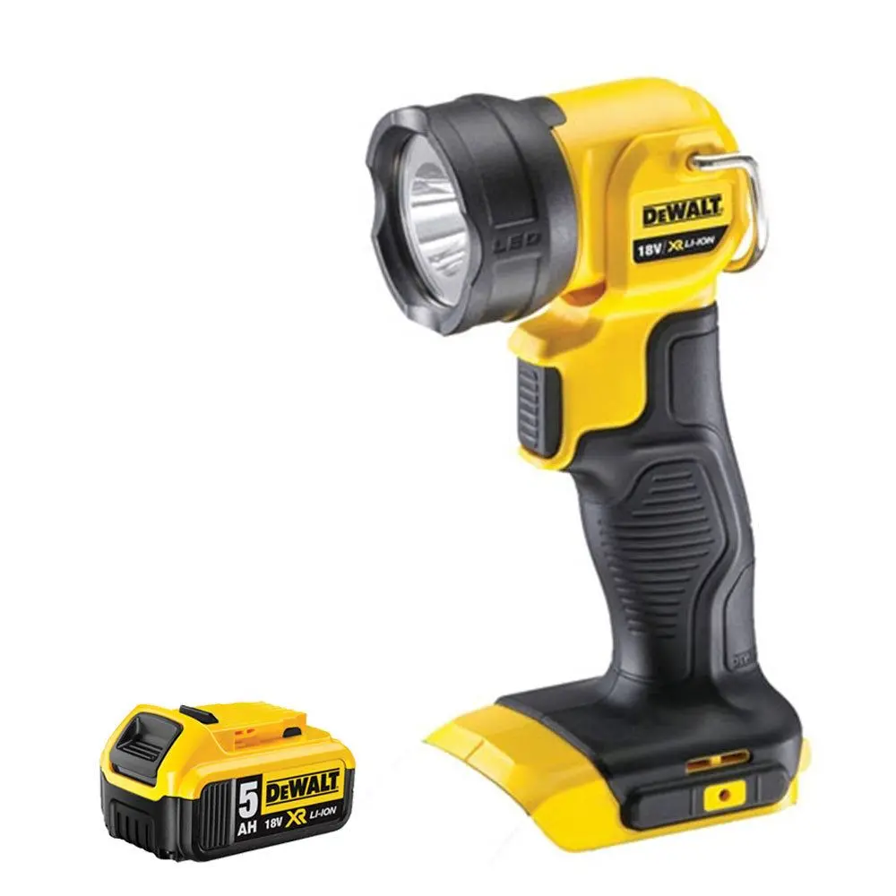 Dewalt Dcl040n 18V Cordless Work Light Torch With 1 X 5.0Ah Battery 1