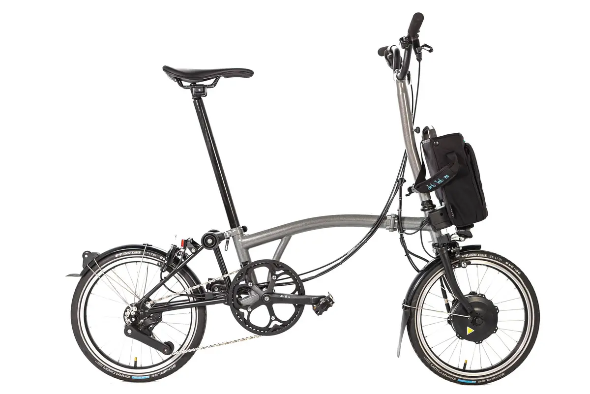 Brompton P Line Electric Folding Bike 2022 1