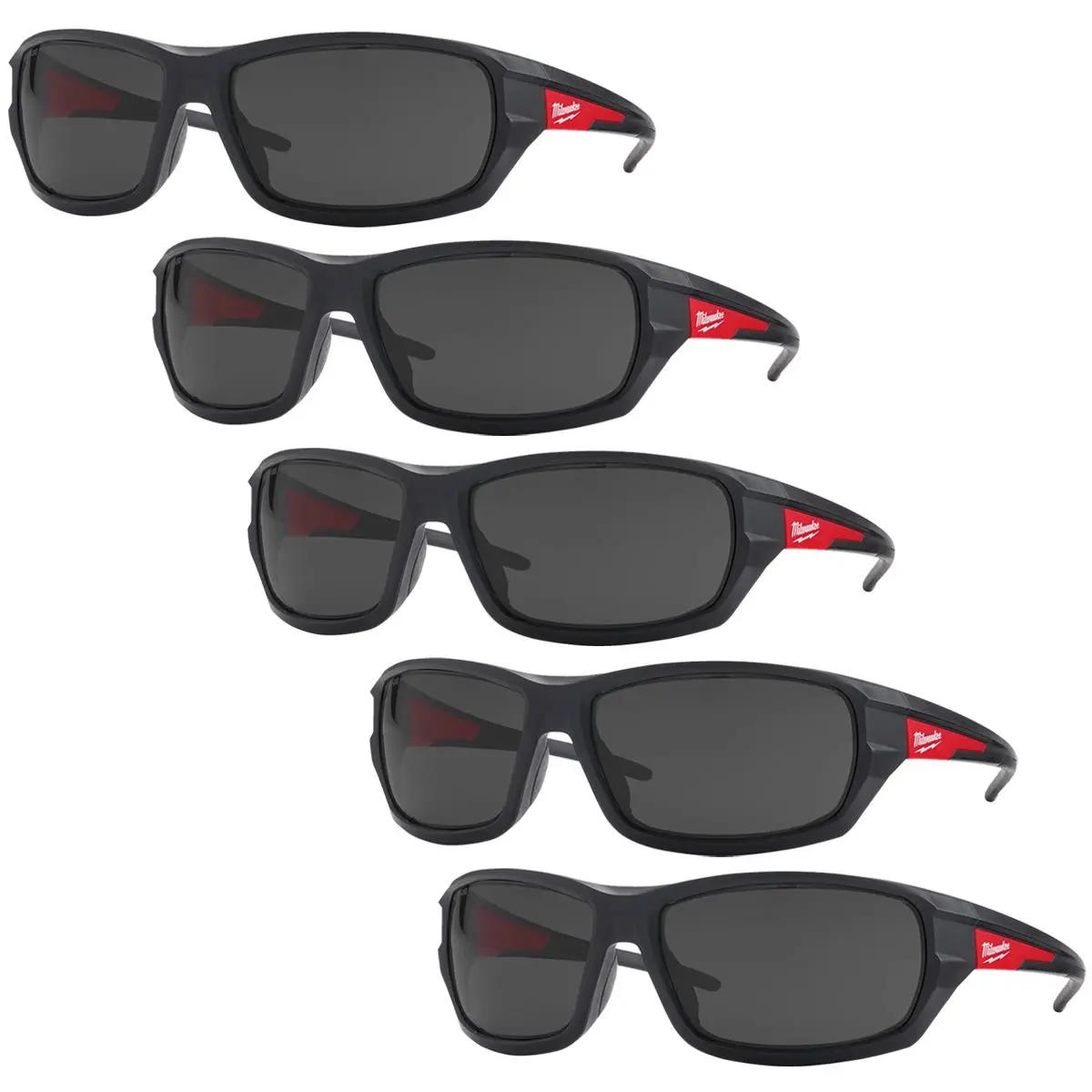 Milwaukee Performance Safety Glasses Tinted 4932471884 Pack Of 5 1