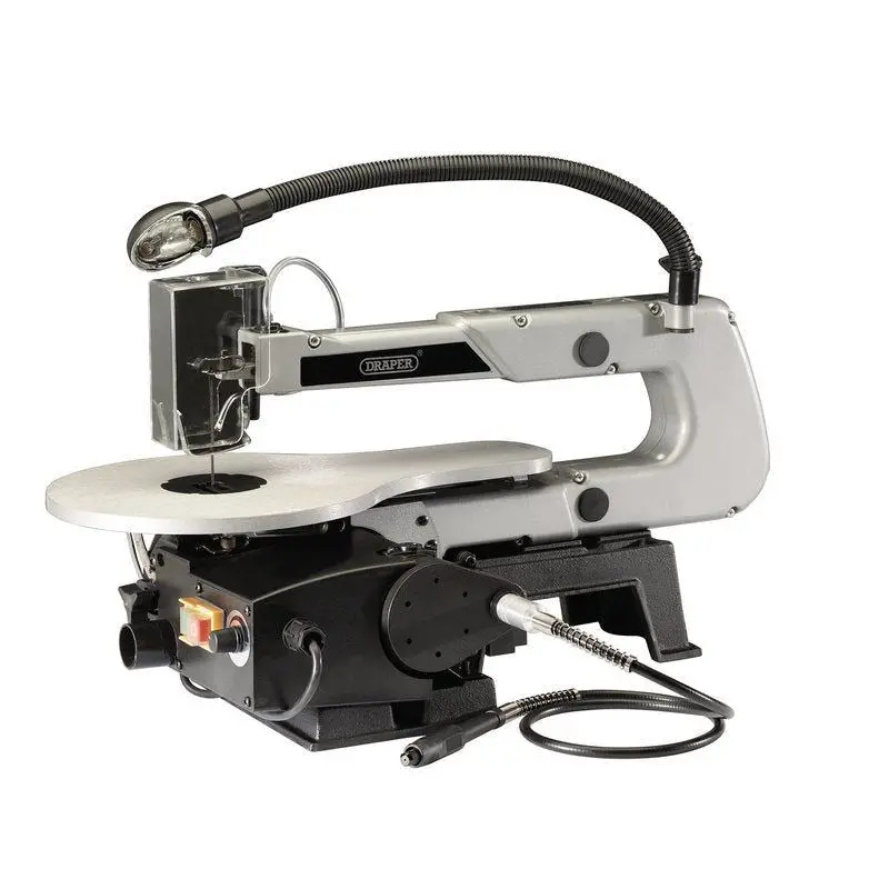 Draper Fs405v Variable Speed Scroll Saw With Flexible Drive Shaft And Worklight 405Mm 230V/90W 22791 1