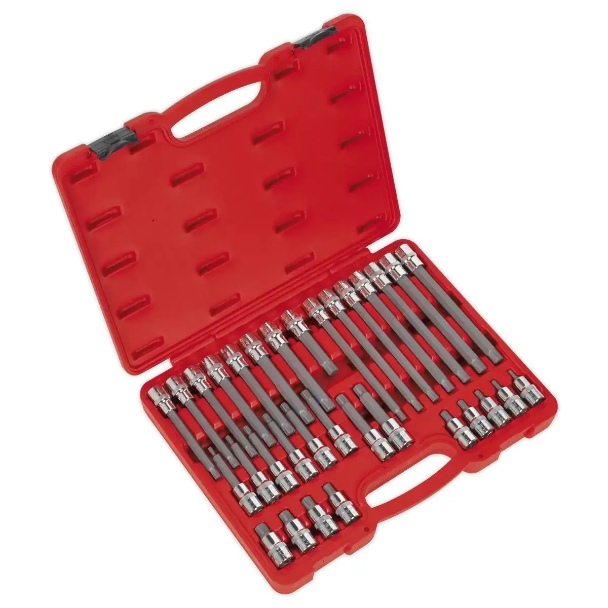 Sealey Ak2198 Ribe Socket Bit Set 32Pc 1/2"Sq Drive 1
