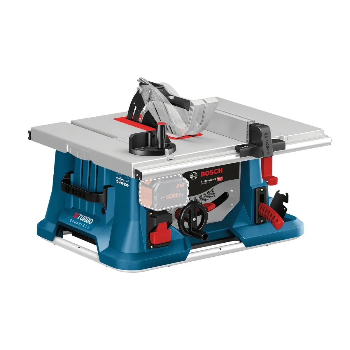 Bosch Gts 18V-216 Professional Biturbo Table Saw Body Only Portable & High Performance 0601B44000 1