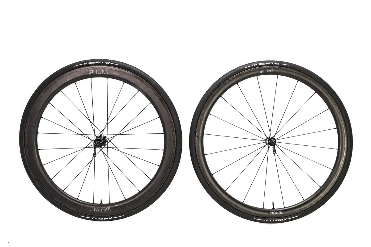 Hunt 36/50 Carbon Aero Wide Wheelset, Shimano Freehub 1