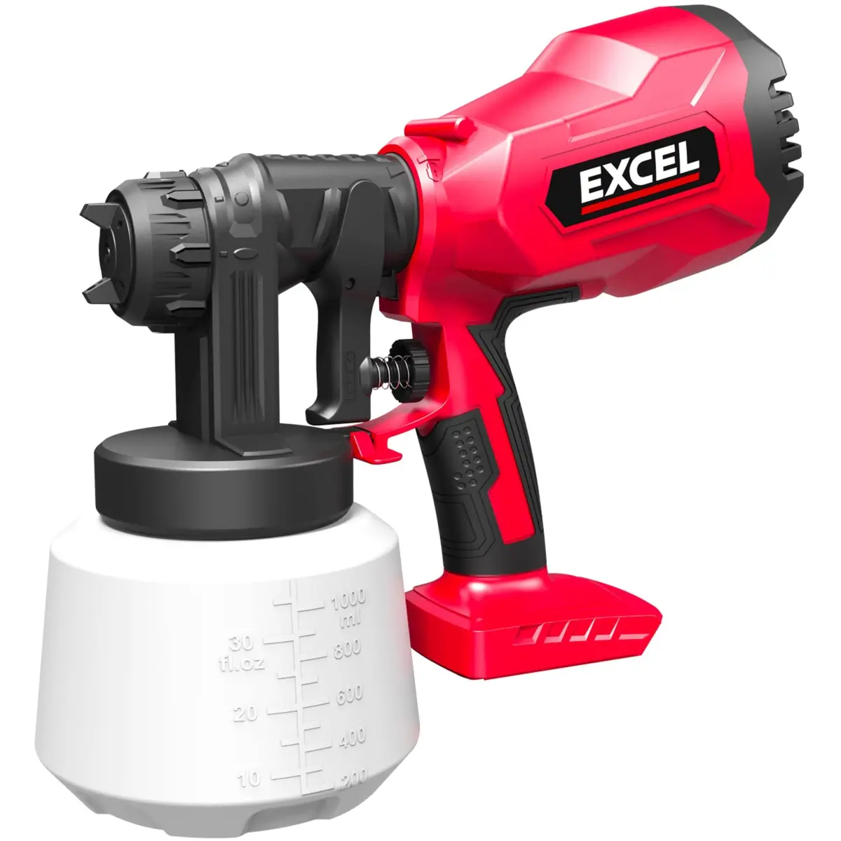Excel 18V Cordless 1000Ml Spray Gun With 2 X 2.0Ah Battery & Charger 2