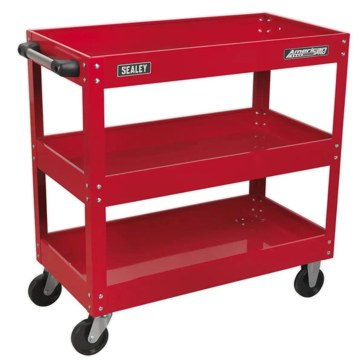 Sealey Cx108 Workshop Trolley 3-Level Heavy-Duty 1