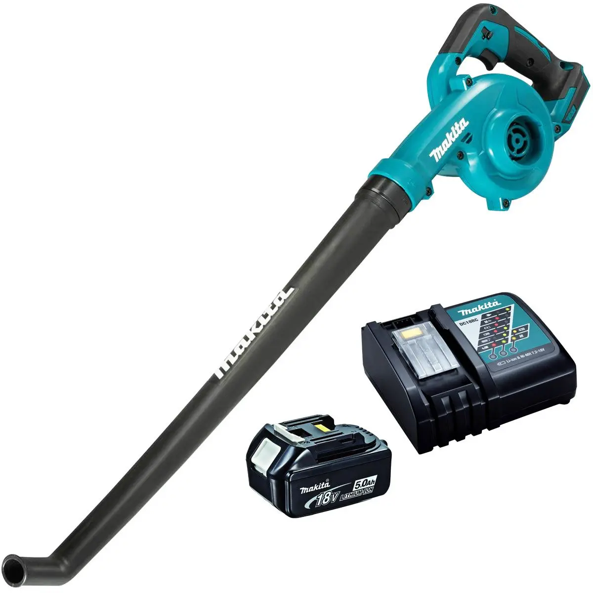 Makita Dub186rt 18V Lxt Cordless Blower With 1 X 5.0Ah Battery & Charger 1