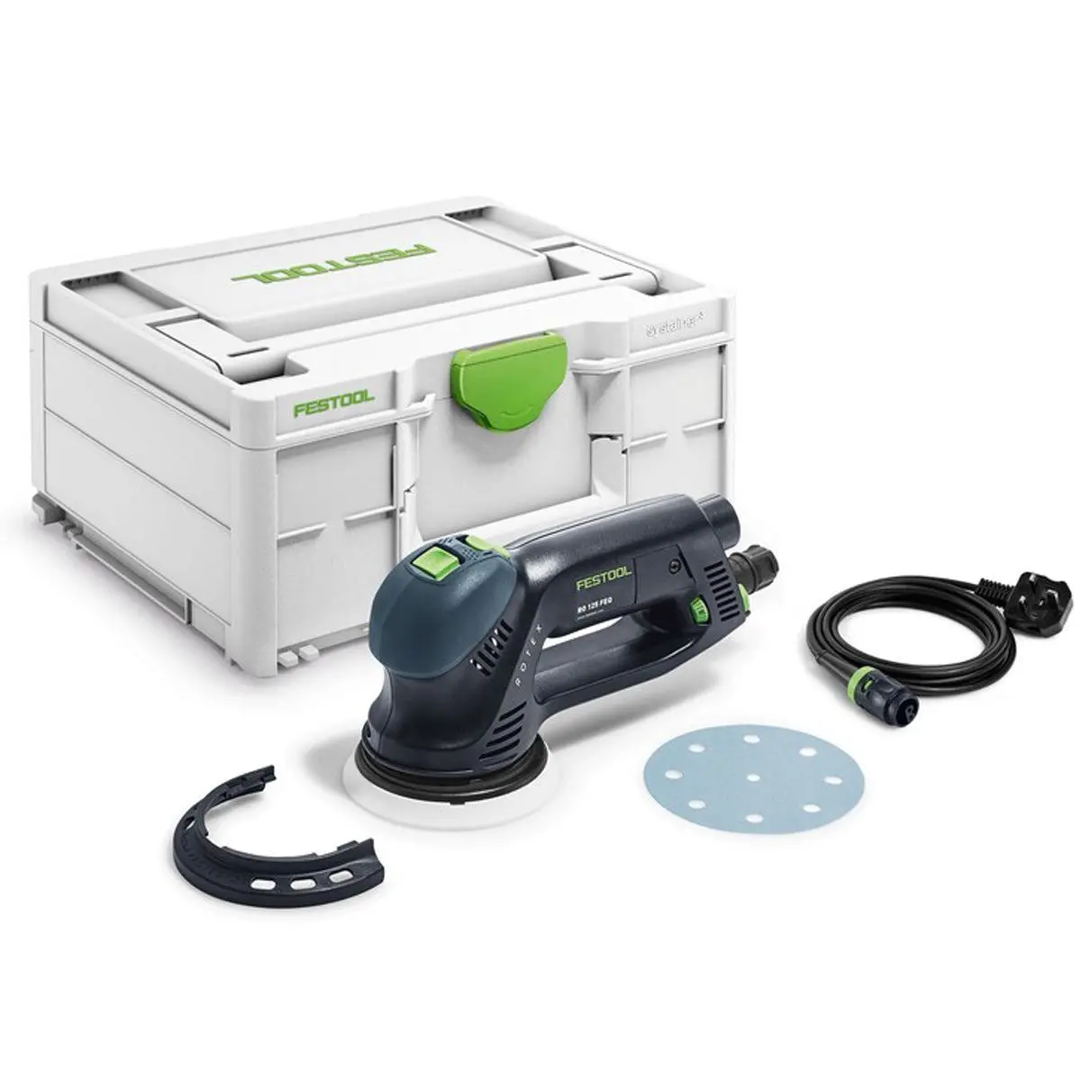 Festool Rotex Ro 125 Feq-Plus 125Mm Geared Eccentric Sander 230V Gb With Systainer - 576033 1