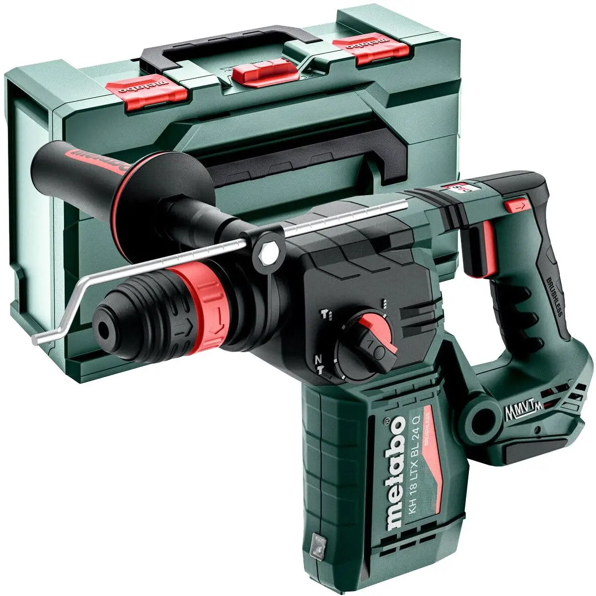 Metabo Kh 18 Ltx Bl 24 Q 18V Brushless Sds+ Combination Hammer Drill Body Only In Metabox 601714840 1