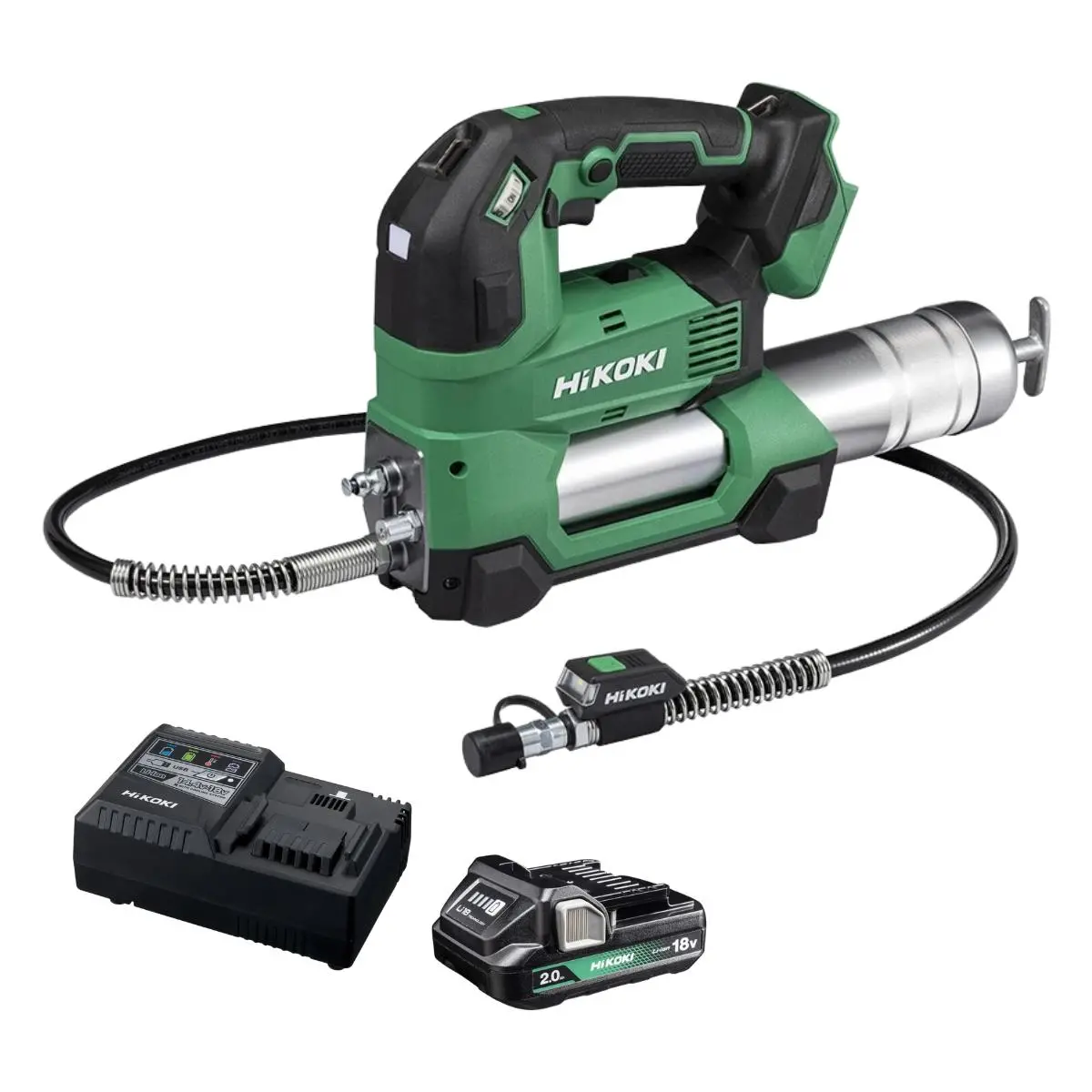 Hikoki Al18daw4z 18V Grease Gun With 1 X 2.0Ah Battery & Charger 1