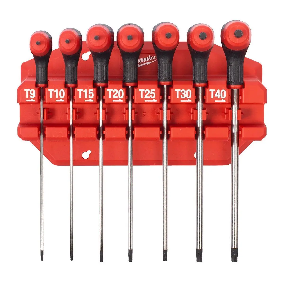 Milwaukee 7 Piece Torx Key Wrenches With Comfort Grip Set 4932498690 1