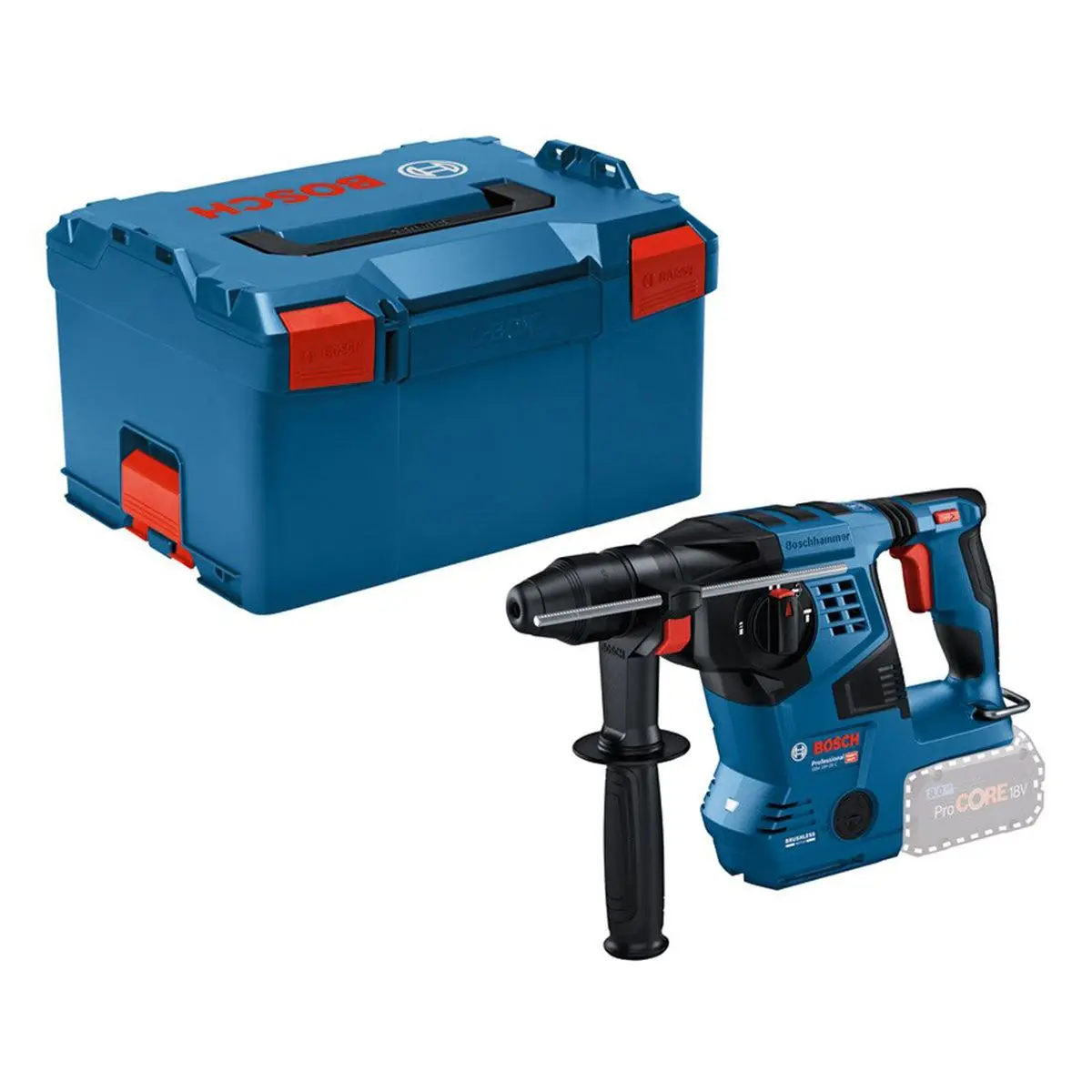 Bosch Gbh 18V-28 C Pro Sds-Plus Rotary Hammer Body Only For Powerful Performance 0611920000 1