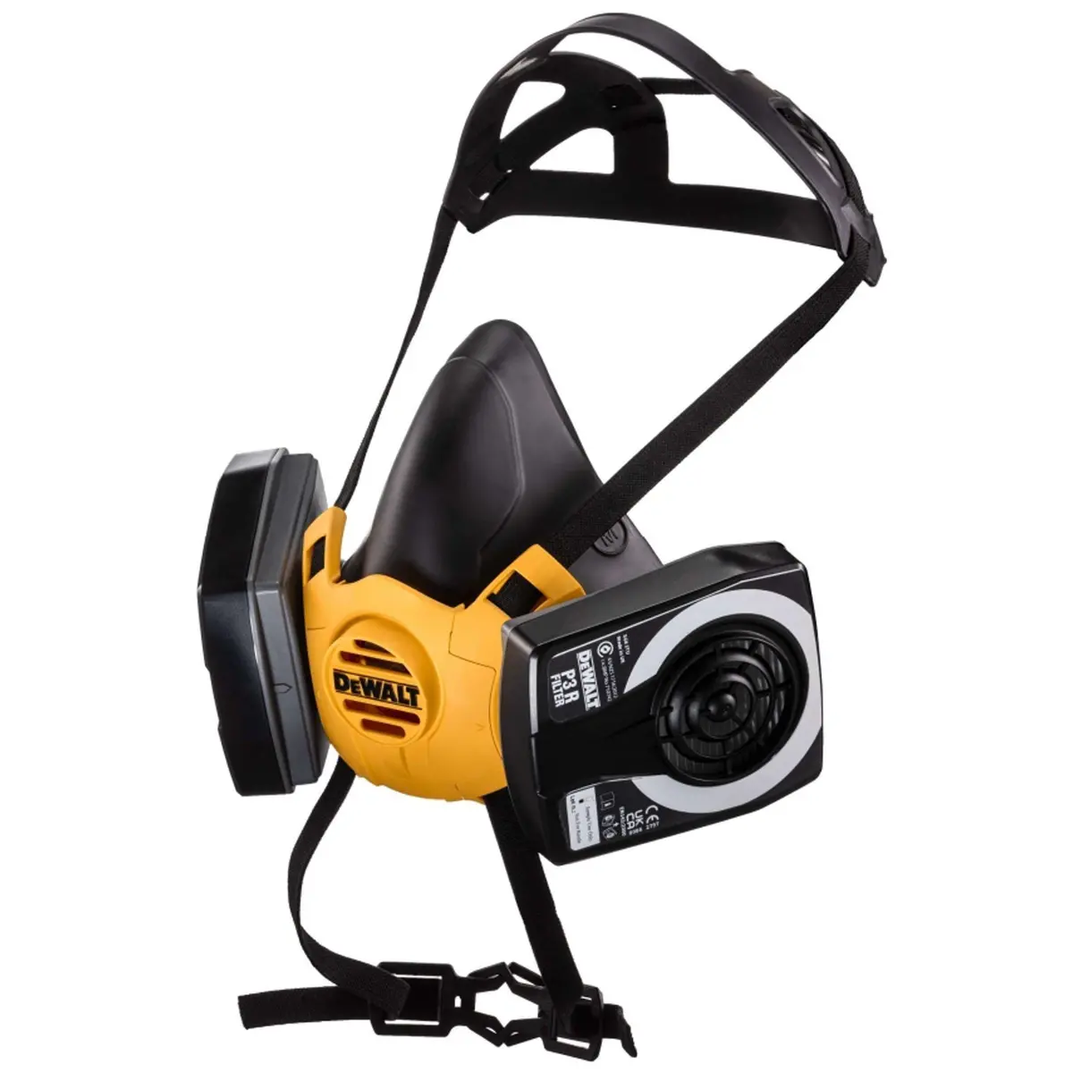 Dewalt Half Face Mask Respirator With A2p3 Filters Medium Dxir1hmma2p3 1