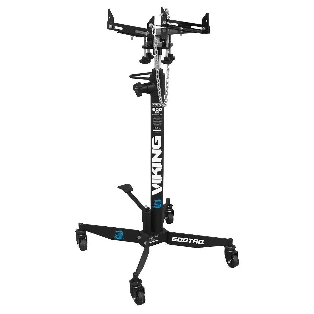 Sealey 600Trq Transmission Jack 0.6Tonne Vertical Rocket Lift 1