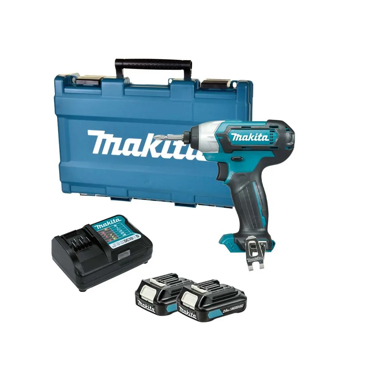 Makita Td110dwae 12V Max Cxt Impact Driver With 2 X 2.0Ah Batteries, Charger & Carrying Case 1