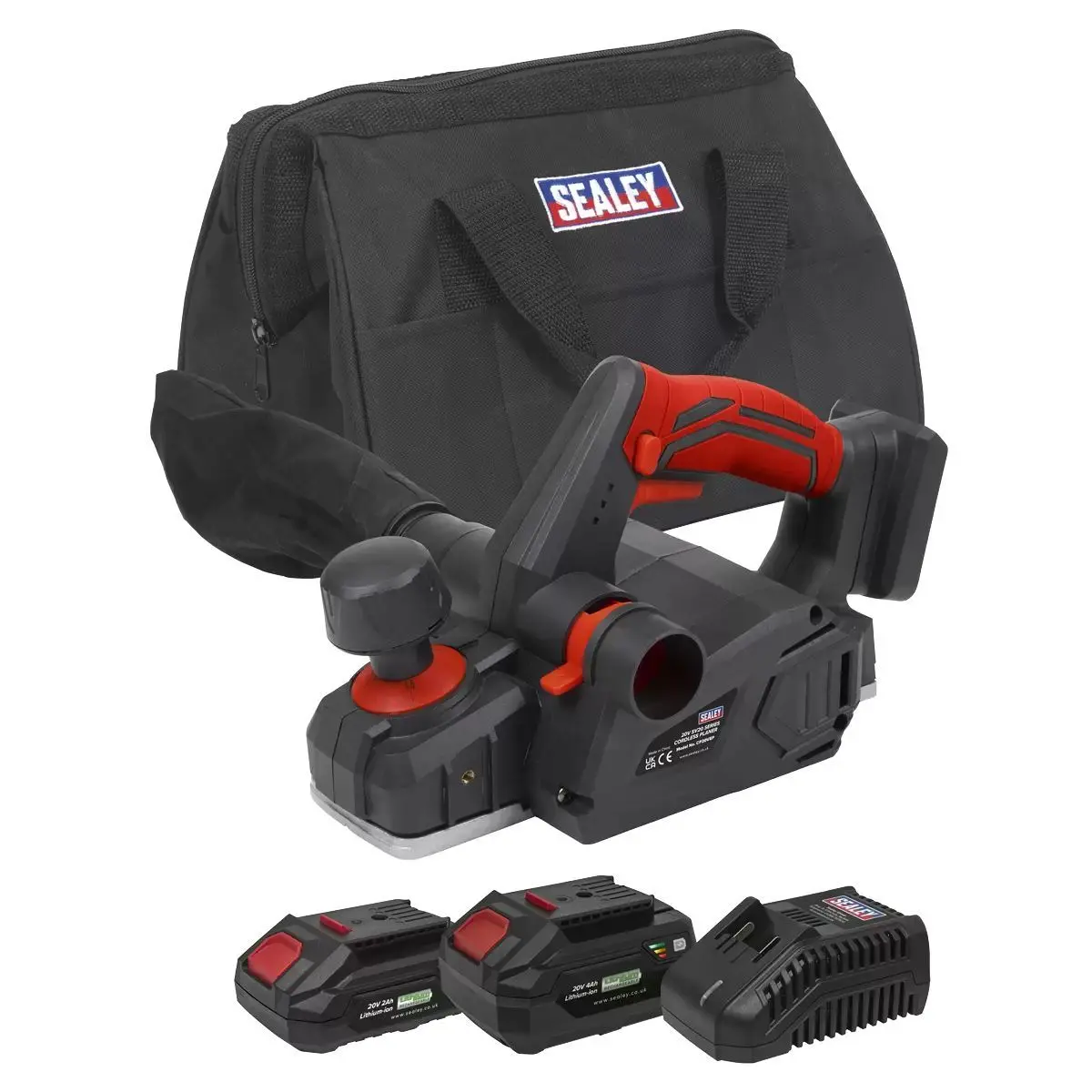 Sealey Cp20vepkit Cordless Planer Kit 20V- 2 Batteries 1