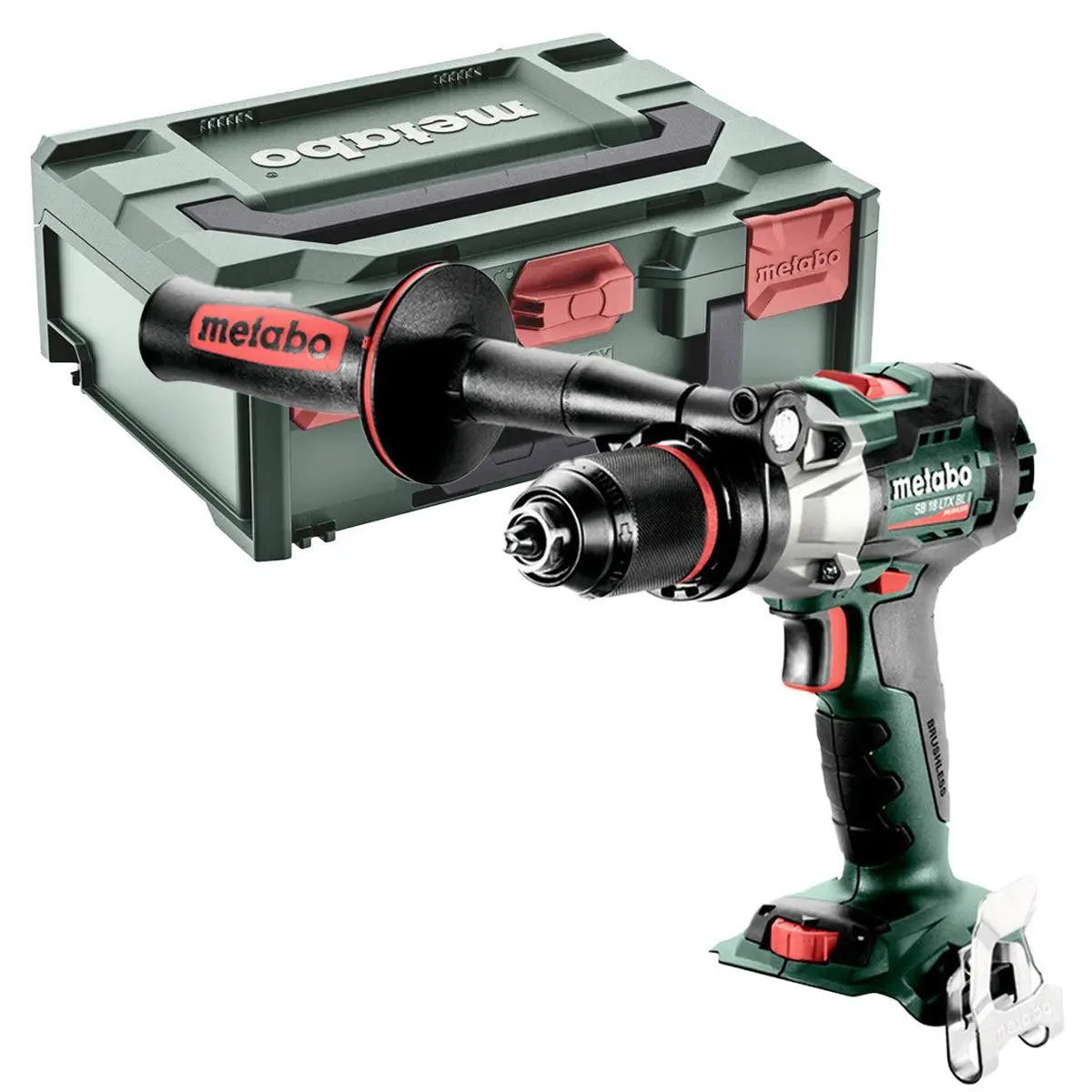 Metabo Sb 18 Ltx Bl I 18V Brushless Combi Hammer Drill Body Only With Metabox 602360840 1