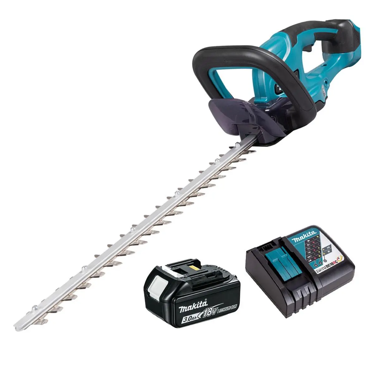 Makita Duh507z 18V Lxt Hedge Trimmer With 1 X 3.0Ah Battery & Charger 1