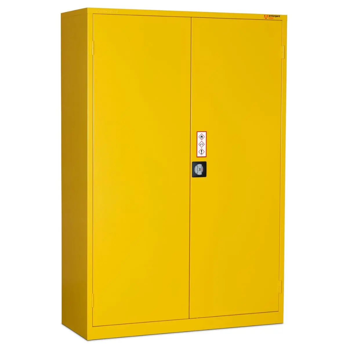 Armorgard Hfc6 Safestor Hazardous Floor Cupboard 1200Mm X 480Mm X 1800Mm Secure Storage Solution 1