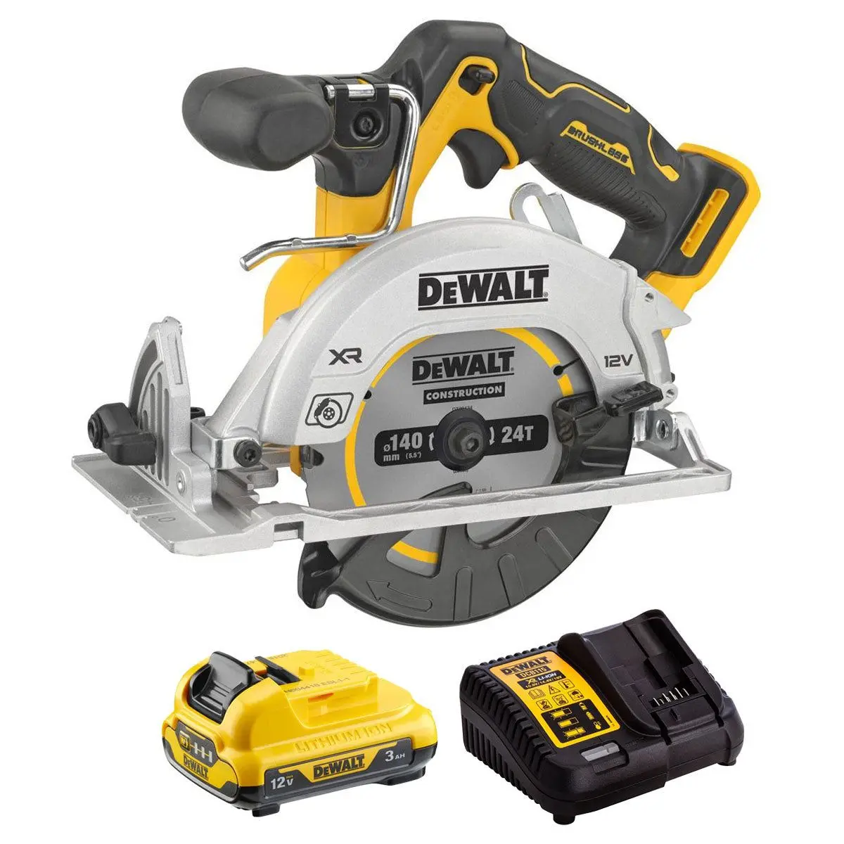 Dewalt Dcs512n 12V Brushless Circular Saw With 1 X 3.0Ah Battery & Charger 1