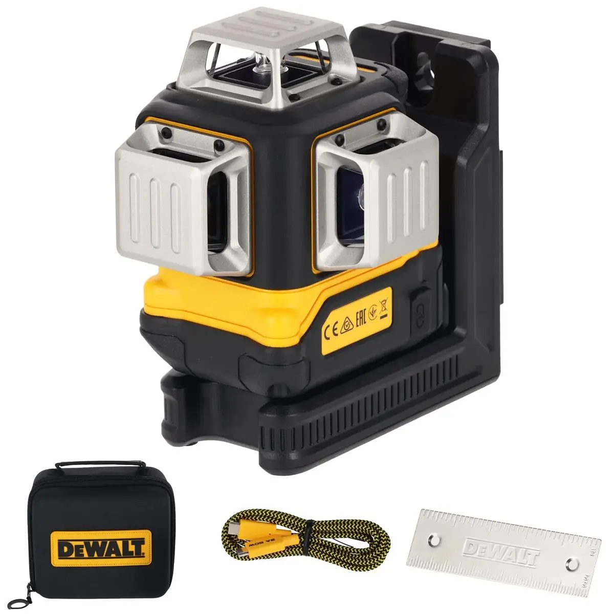 Dewalt Dcle14361gb-Xj Usb-C Rechargeable 3 X 360° Green Beam Laser Level 1