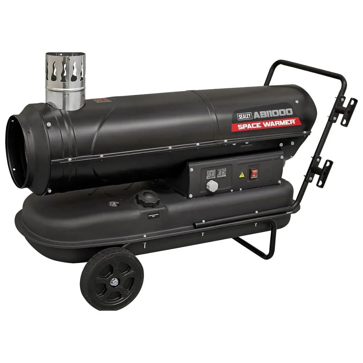Sealey Abi1000 Kerosene/Diesel Indirect Oil Fired Space Heater With Wheels 230V 1