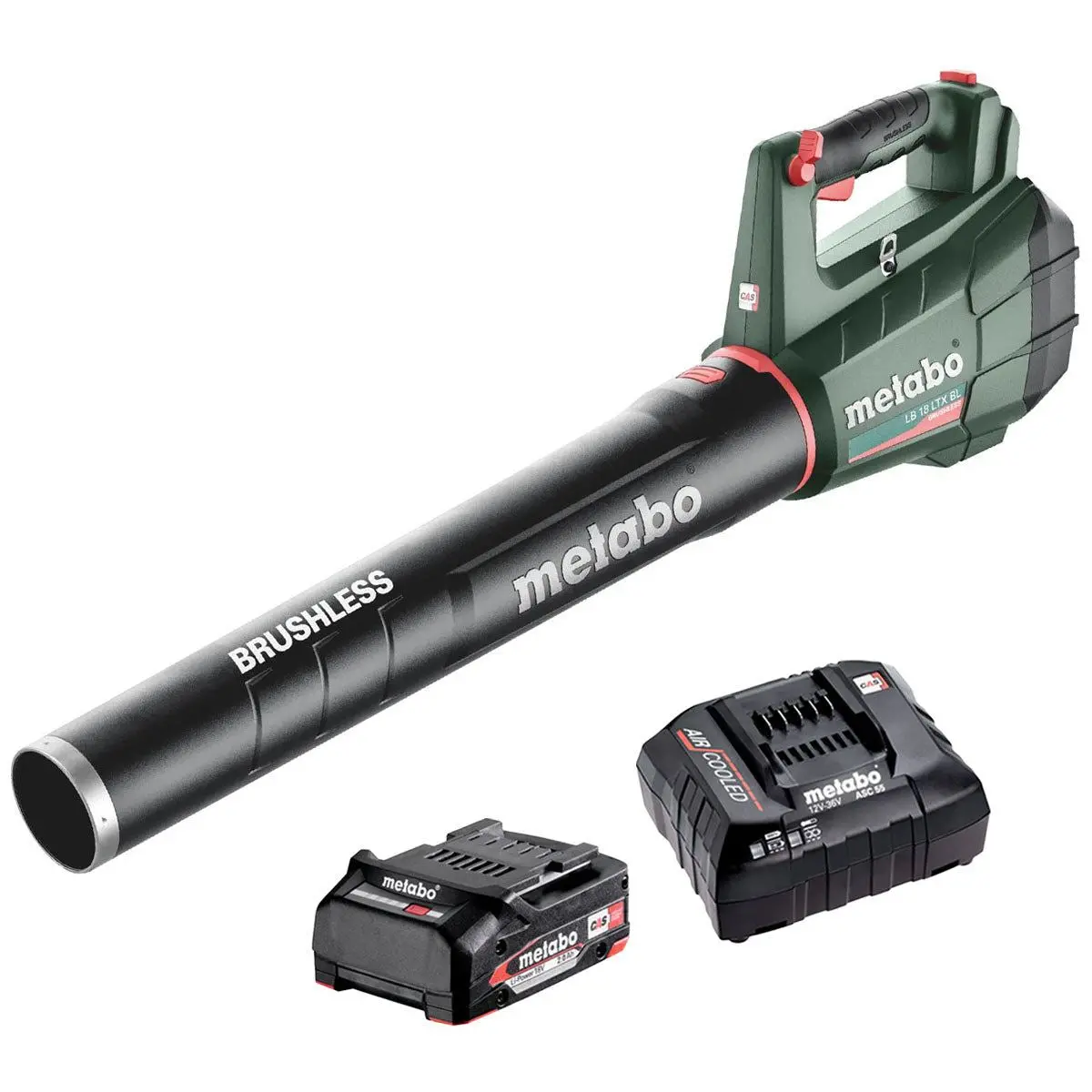 Metabo Lb 18 Ltx Bl 18V Brushless Leaf Blower With 1 X 2.0Ah Battery & Charger 1