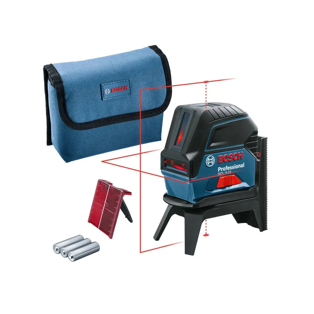 Bosch Gcl 2-15 Professional Combi Laser With Rotating Mount Accurate Leveling & Alignment Tool 0601066E00 1